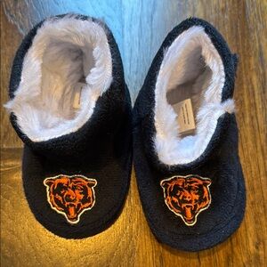 Chicago Bears football navy baby infant  booties size XS